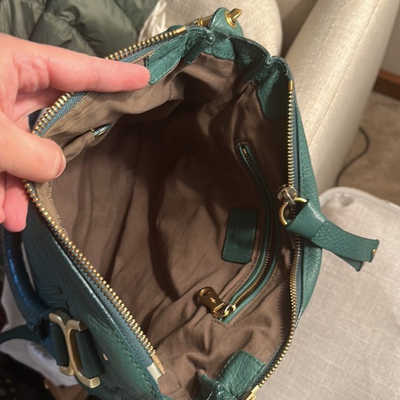 Chloe Marcie Green Handbag - Picture 6 of 9
